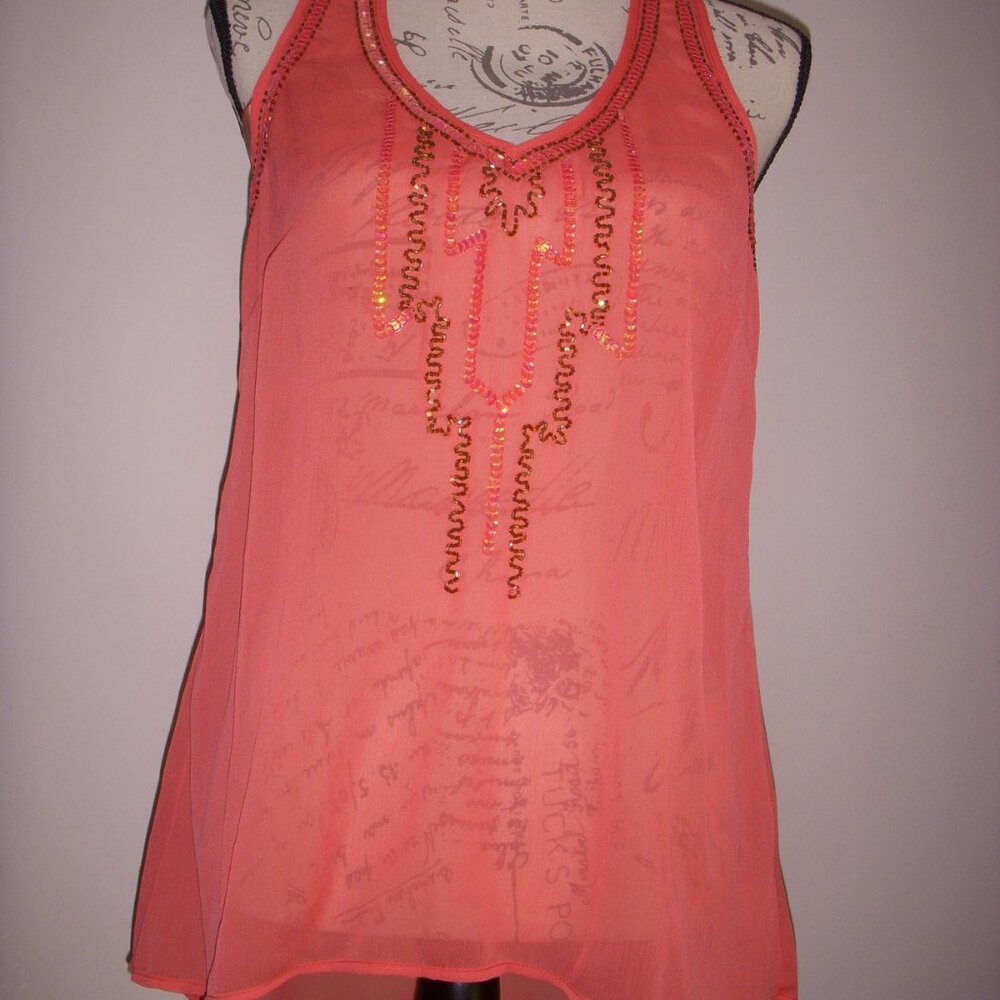 Heart Soul Coral Blouse